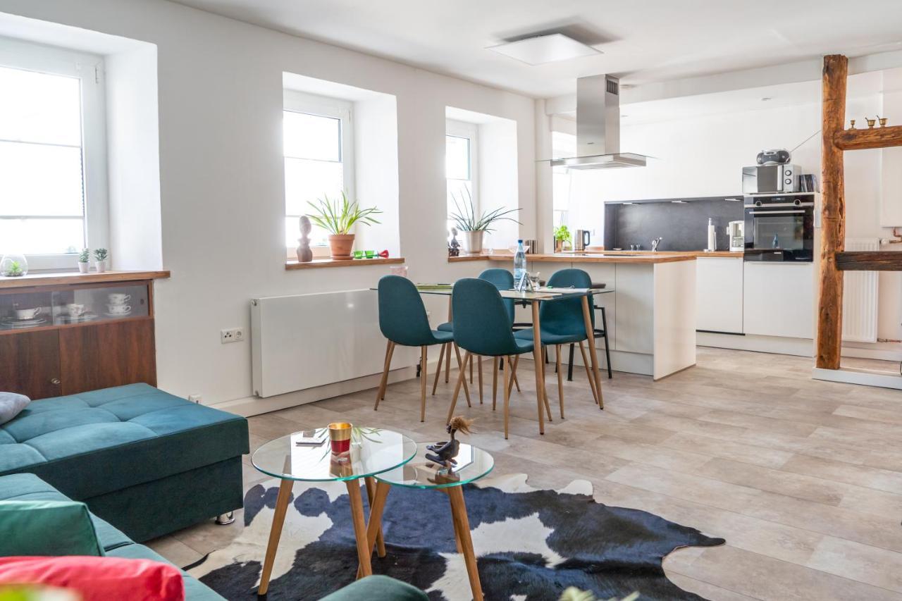 Moderne Altstadt-Ferienwohnung Hammelburg Luaran gambar